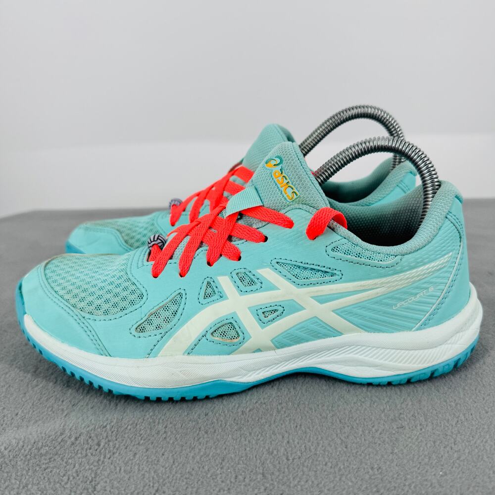 ASICS Upcourt 6 Shoes Womens 7 Blue Pickleball Court Volleyball‎ 072A107